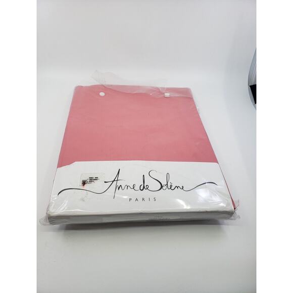 NEW Anne de Solene Vexin By Anne De Solene Queen Duvet Cover 89x93 PIVOINE PINK